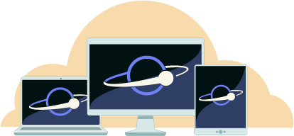 desktop, mobile device, laptop with internet