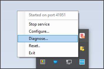 diagnose option